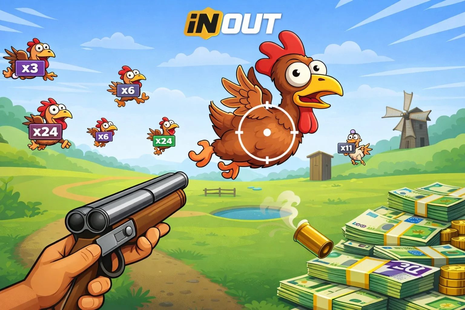 Chicken Shoot Inout Games: demo and gameplay review