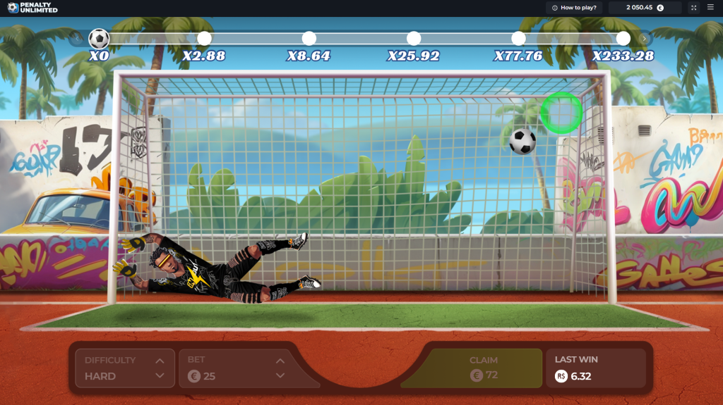 Penalty Unlimited casino game