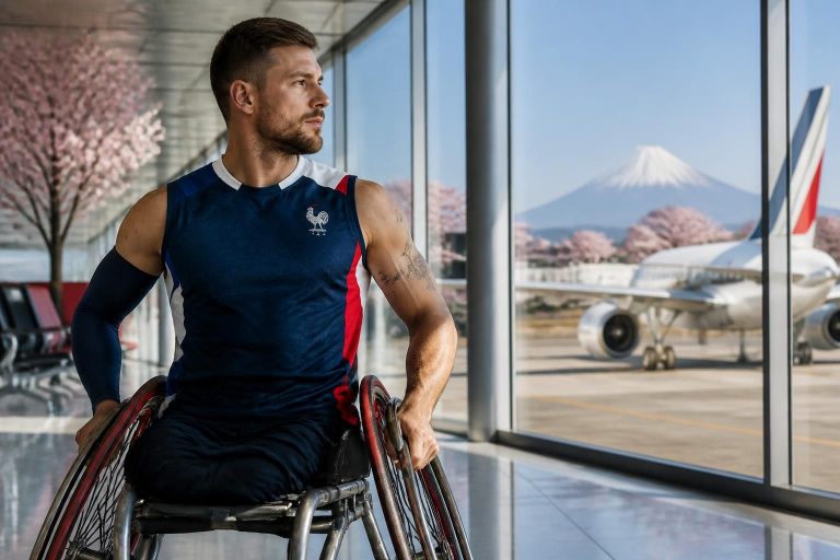 a resident of haute-garonne joins france's wheelchair rugby team, heading to japan to compete in an international tournament, showcasing determination and skill on the global stage.