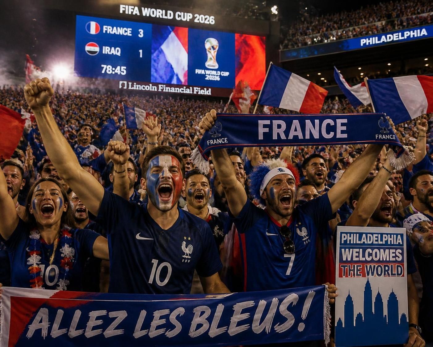 ai predicts a challenging match for iraq against france, but an unexpected revelation changes the perspective.