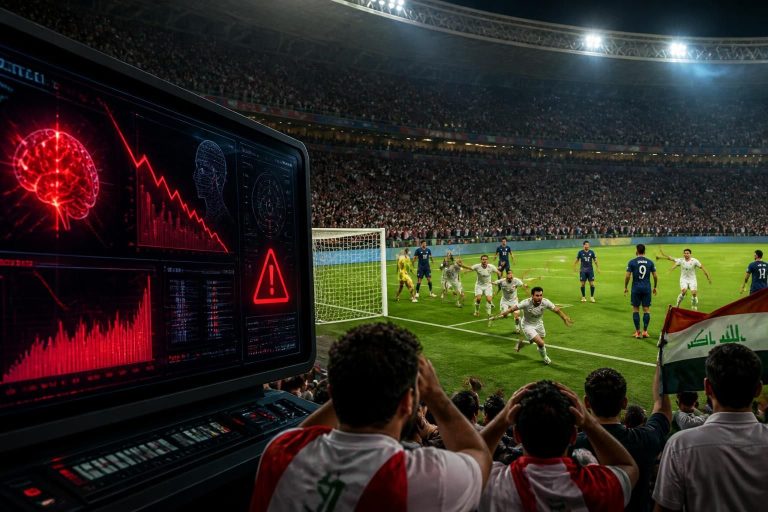 ai predicts a bleak result for iraq in their match against france, but a surprising revelation changes the perspective.