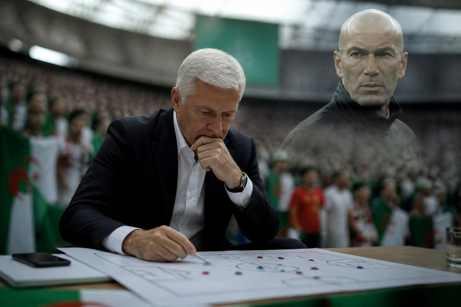 discover the latest controversy surrounding zidane in algeria and how petković is preparing with strategic plans to address the situation.