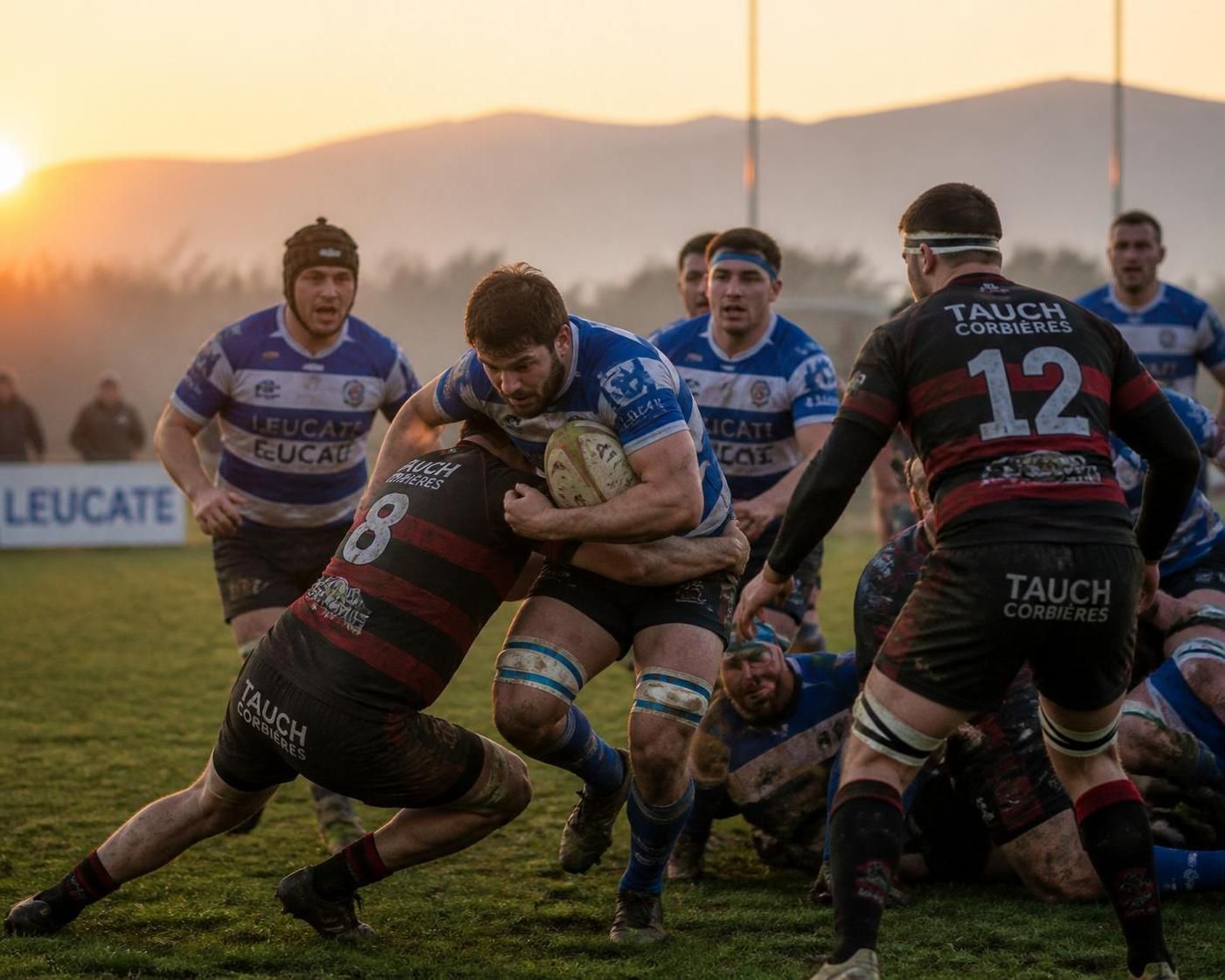 join the amateur rugby showdown as leucate and tauch corbières face off in the finals this sunday at 10 am. don't miss the thrilling action and local sports excitement!