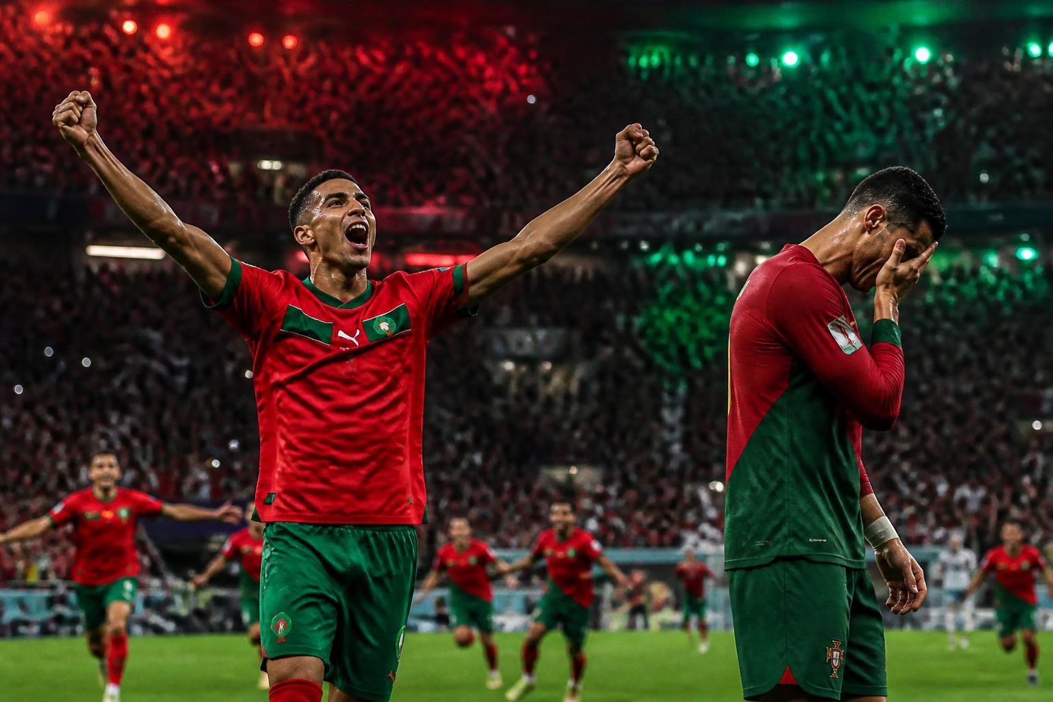 discover how portugal's surprising defeat in an african showdown opens the door for morocco's historic achievement in this thrilling sports story.