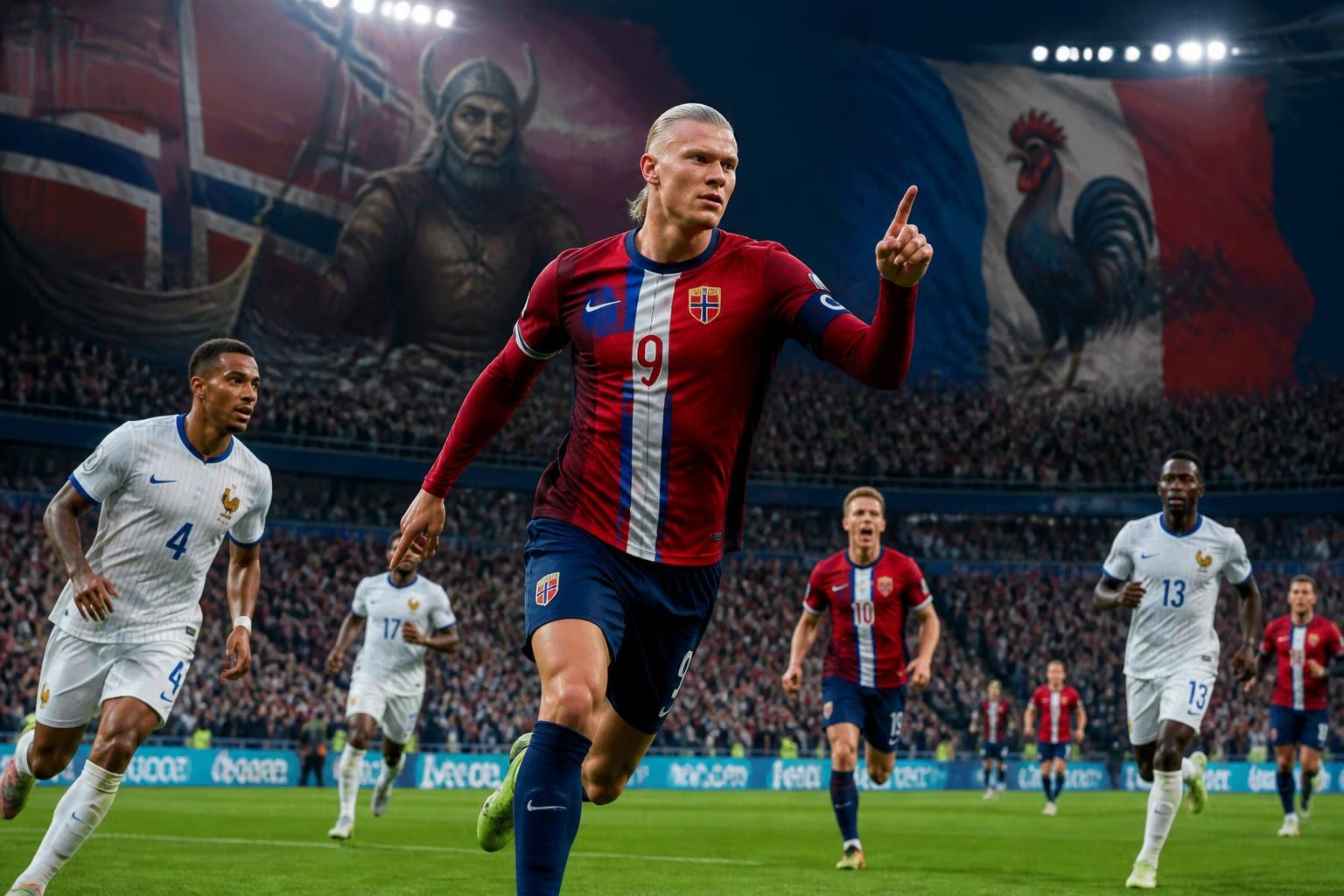 discover chouamini's insights on the france vs norway match, highlighting haaland's formidable skills and the fascinating story behind his nickname 'saibourg'.