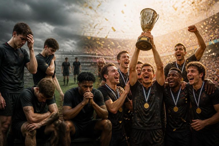 discover the inspiring journey of the u-team as they transform from a 'painful and disgraceful' defeat to an incredible triumph in the challenge de france.
