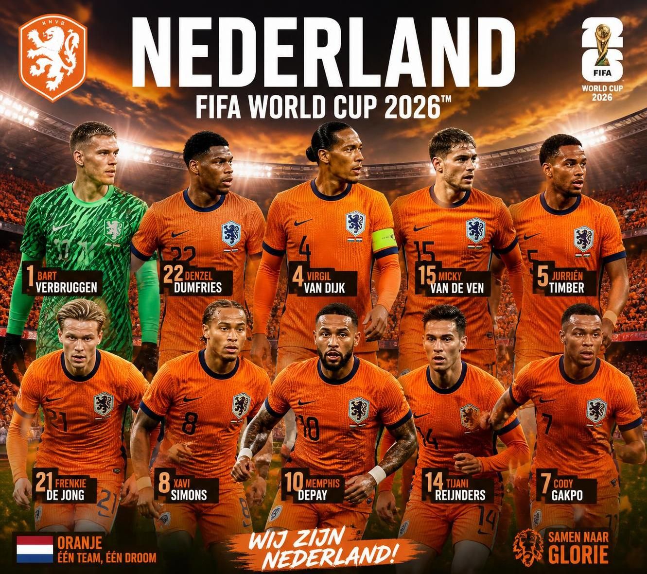 in-depth analysis of the netherlands team lineup for the 2026 world cup, highlighting key players and strategic approaches to watch.