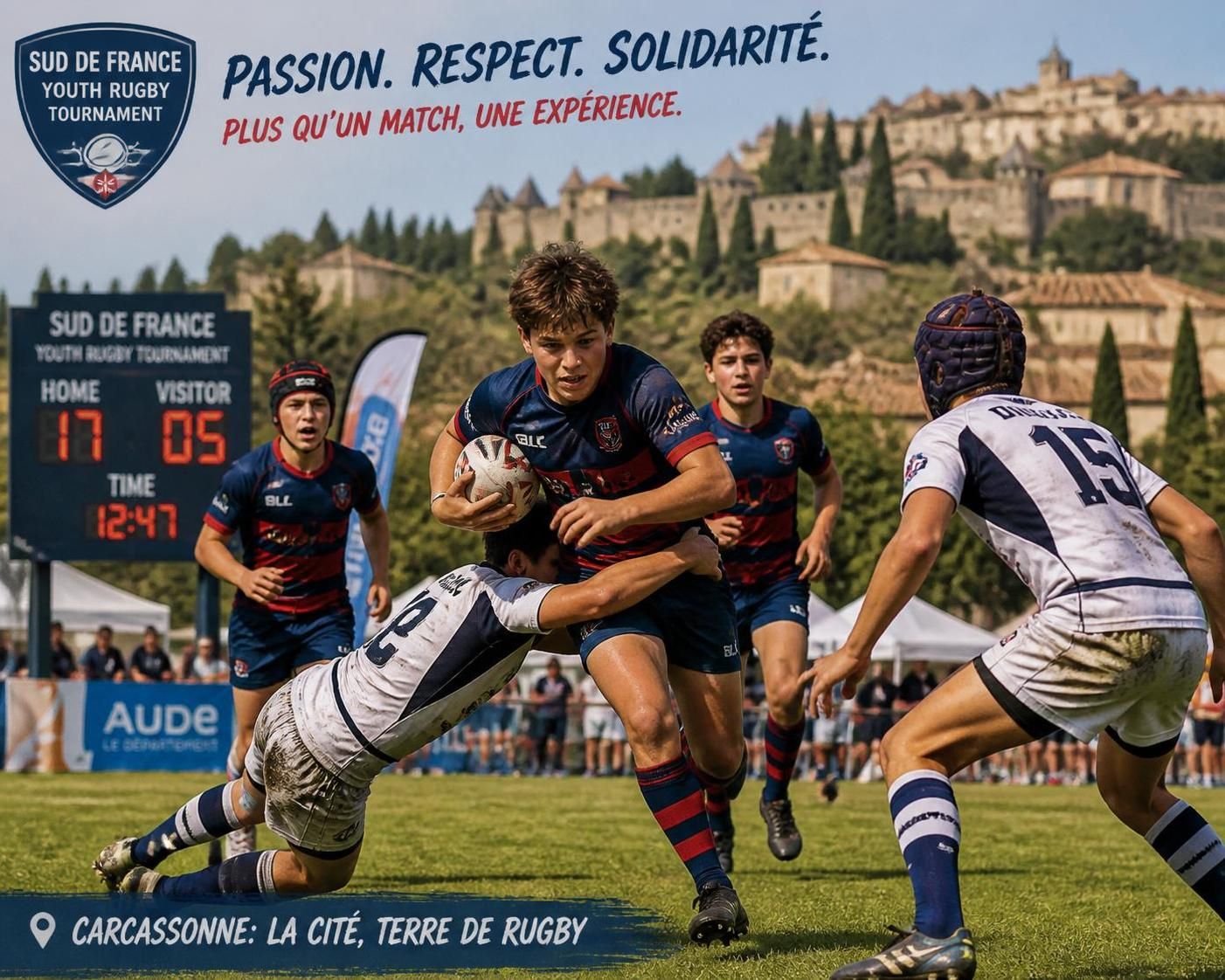 the pays foyen stade foyen rugby school tournament is gearing up to welcome 1,500 young players for an exciting showcase of talent and sportsmanship.