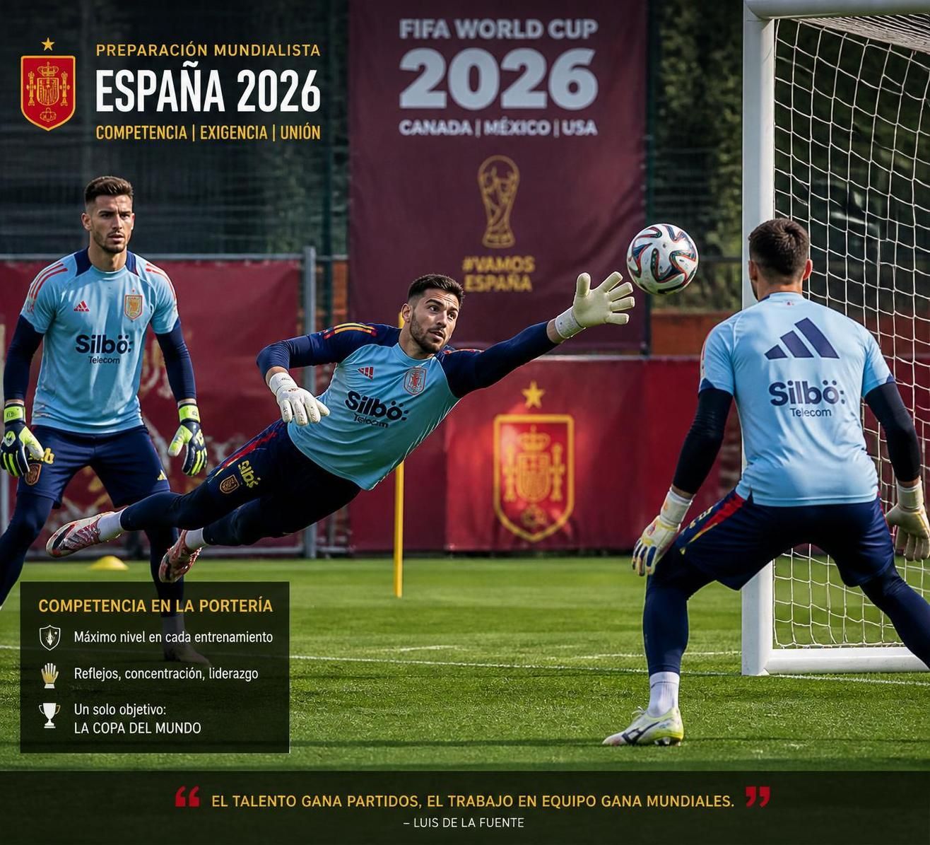 raya sends a bold message to the spanish coach, declaring he's ready to make his life challenging and leave a strong impact on the game.