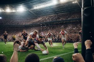 rugby league super league achieves a historic milestone by attracting over one million spectators at an unprecedented speed, showcasing the sport's growing popularity and fan engagement.
