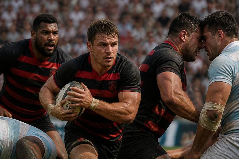 stade toulousain vs racing highlights: antoine dupont’s thrilling comeback, the controversial headbutt incident, and shocking statements from patrice colla that shocked fans.