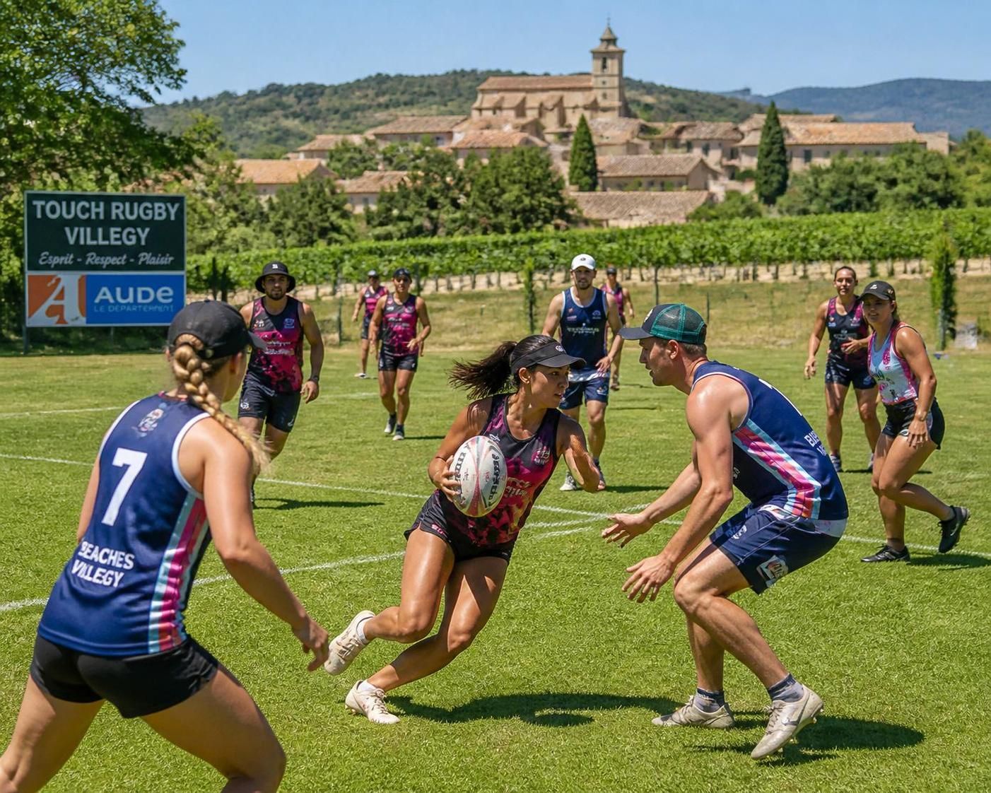 join the excitement as the 9th interdepartmental touch rugby tournament kicks off in villegly, bringing together top teams for thrilling matches and community spirit.