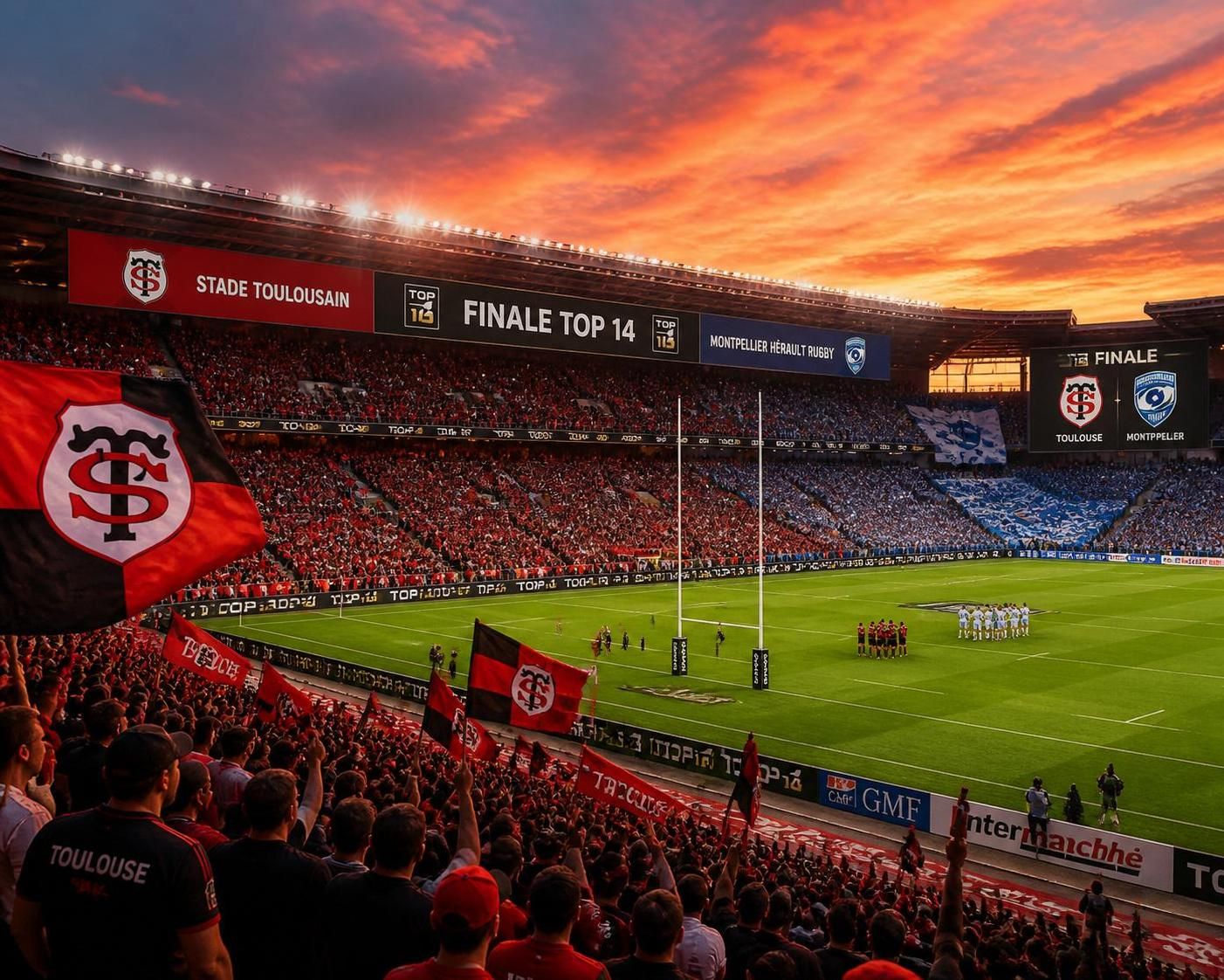 watch the top 14 rugby final live as toulouse takes on montpellier. get real-time scores, instant updates, and final results of this epic showdown.