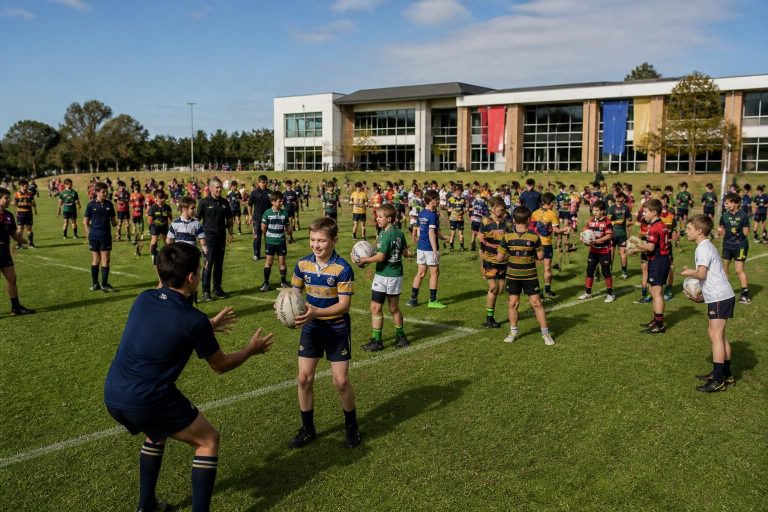 the tournament season begins with excitement as 120 young rugby enthusiasts at the school gear up to showcase their talent and teamwork on the field.