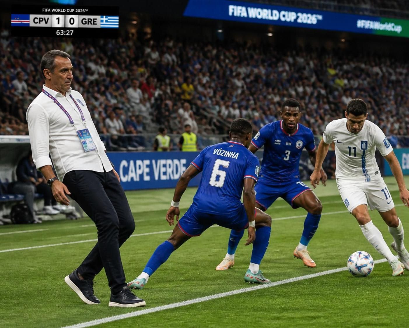 watch the surprising moment as donis unexpectedly takes a step back during the intense match against cape verde. discover the full story behind this twist in the game.