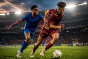 watch the surprising moment in the video where donis unexpectedly takes a step back during the intense match against cape verde.