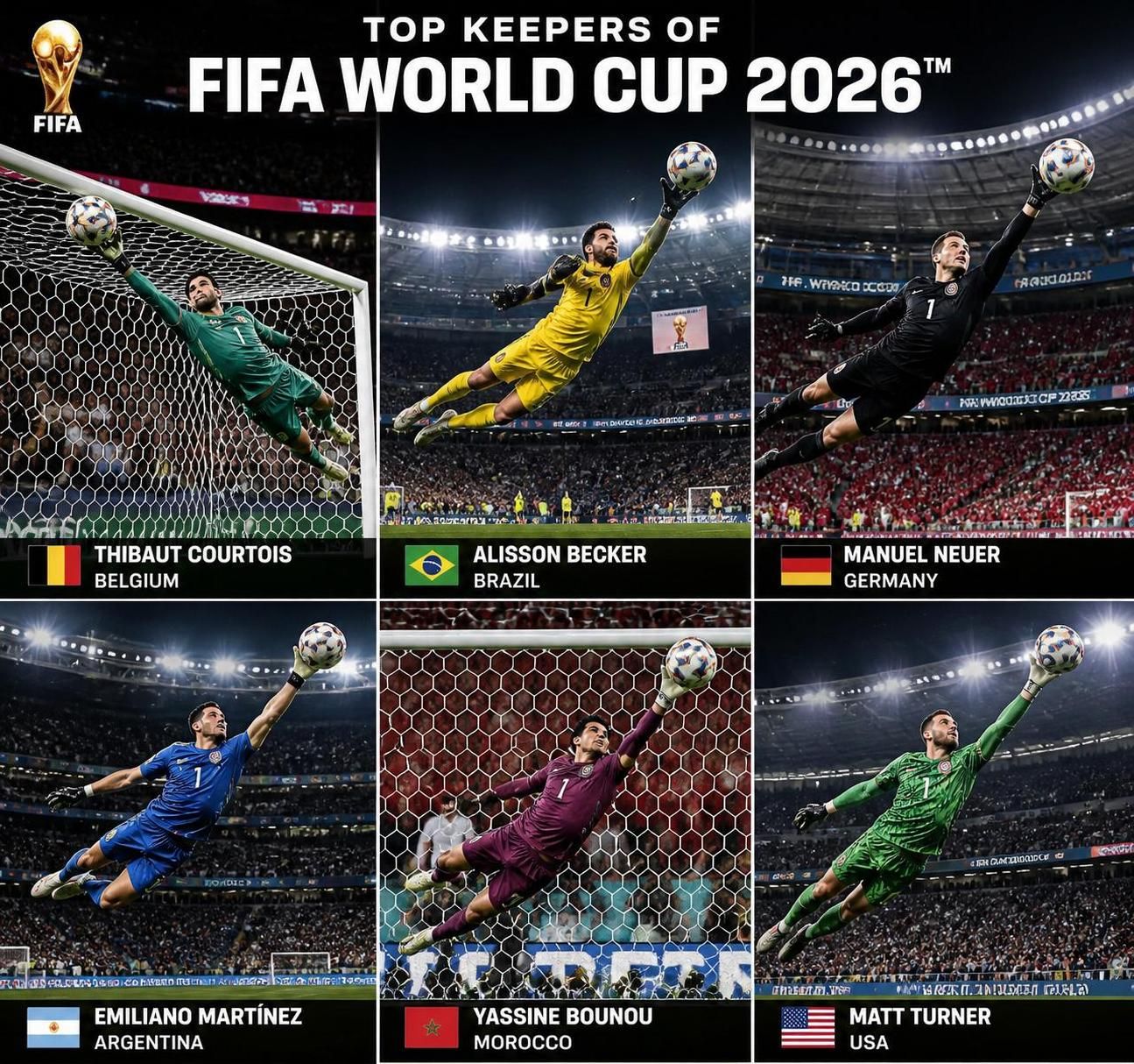 discover the spotlight on two arab goalkeepers hailed among the most crucial players for the 2026 world cup, showcasing their exceptional skills and impact on the tournament.