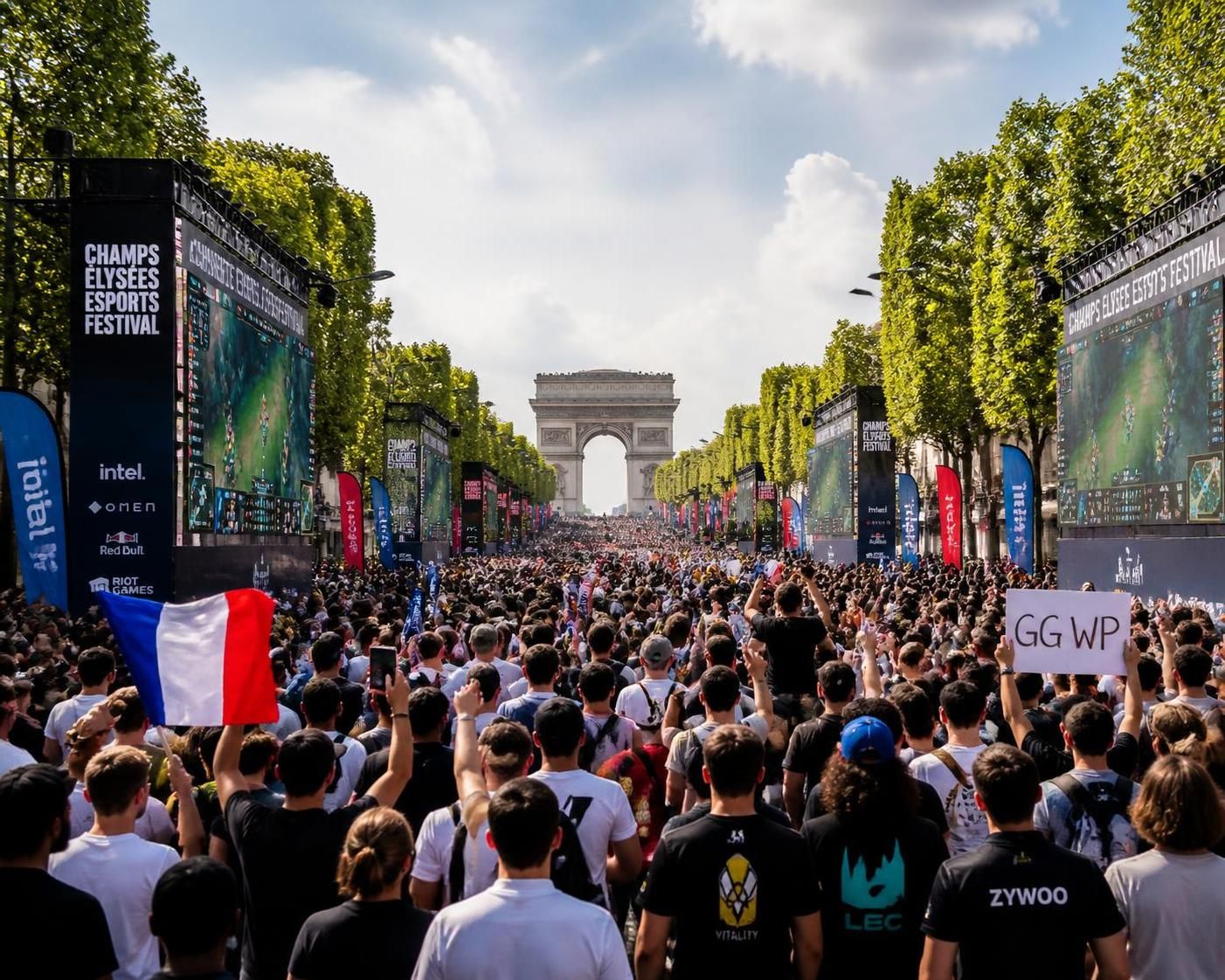 join the esport world cup takeover on the champs-élysées for an exciting, free celebration filled with gaming action, live events, and community fun!