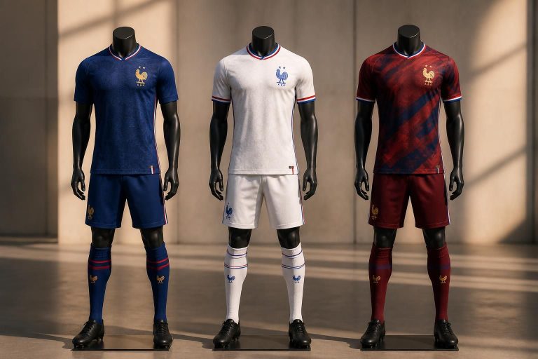 explore the france national team kits for fifa world cup 2026, featuring the authentic home jersey, stylish alternate kit, and exclusive merchandise for fans.