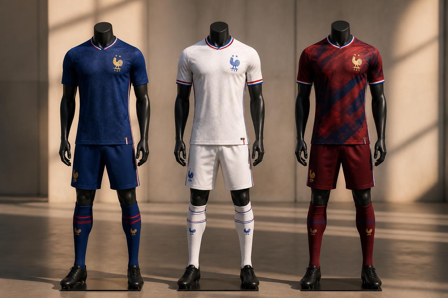 explore the france national team kits for fifa world cup 2026, featuring the authentic home jersey, stylish alternate kit, and exclusive merchandise for fans.
