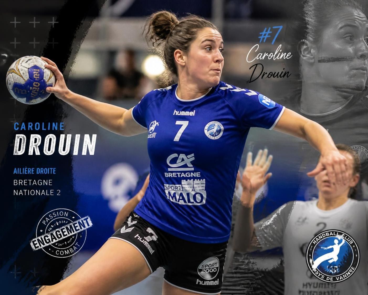 discover french rugby star caroline drouin's exciting transition as she joins bretagne's national 2 handball league, showcasing her versatile sports talents.