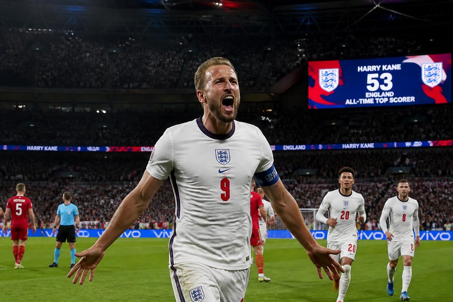 harry kane makes history by setting a new english record at the world cup, showcasing exceptional skill and leadership on the global stage.