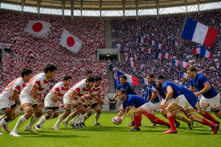 get the kickoff time and tv channel details for the exciting japan vs. france rugby championship showdown. don't miss the live action and key match insights.