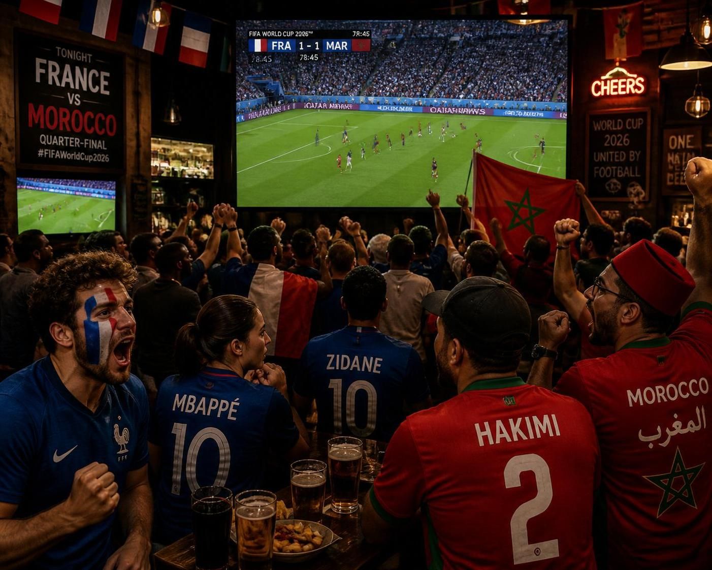 stay updated with the latest on the france vs morocco cup clash: lineup revealed, referee controversy, match time, and broadcast details for this exciting live showdown.