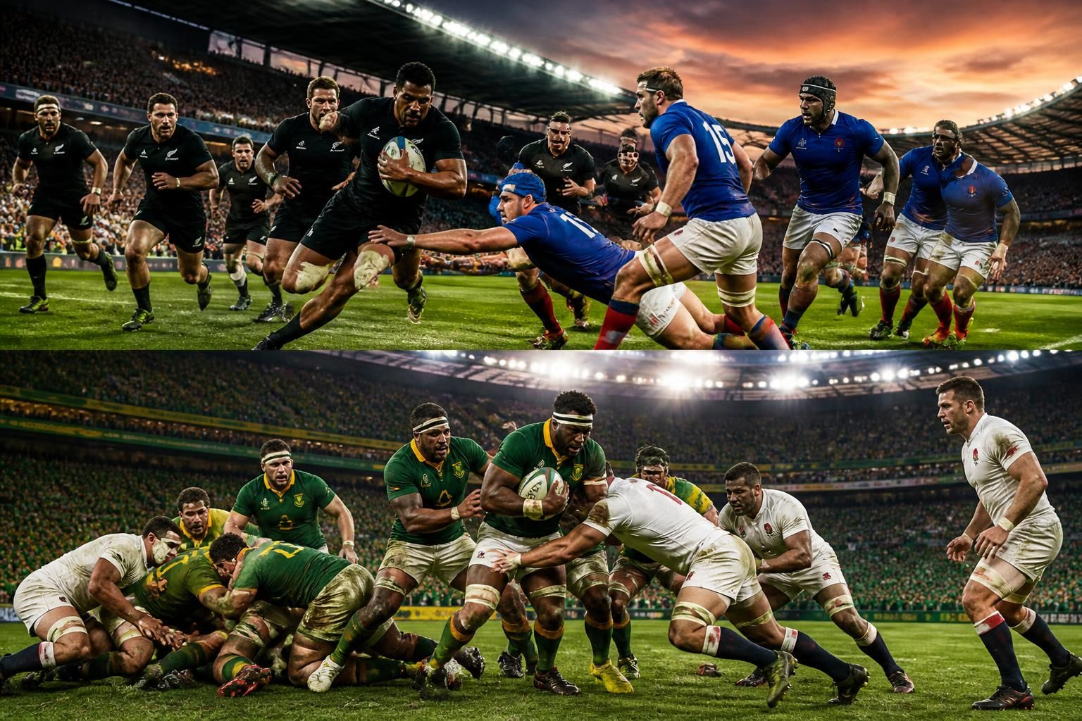 get all the details for the rugby showdowns featuring new zealand vs france and south africa vs england, including kickoff times and broadcast channels to catch the action live.