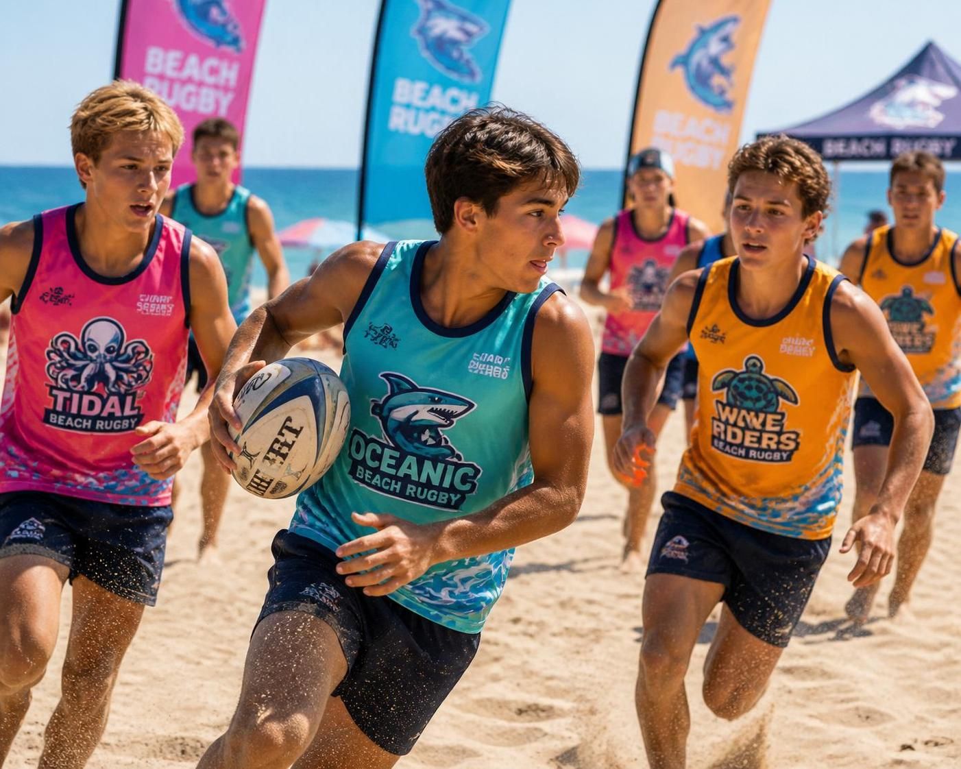 discover the gruissan beach rugby bib, a unique souvenir cherished by fans who come not just to watch but to own a piece of the game. perfect for collectors and rugby enthusiasts alike.