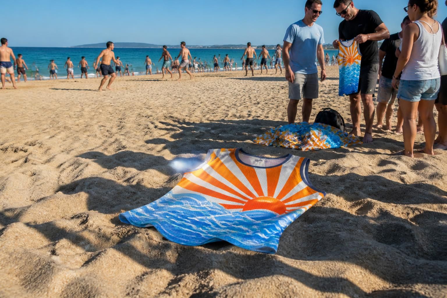 discover the gruissan beach rugby bib, a unique souvenir cherished by fans who come not just to watch, but to own a piece of the unforgettable jersey experience.