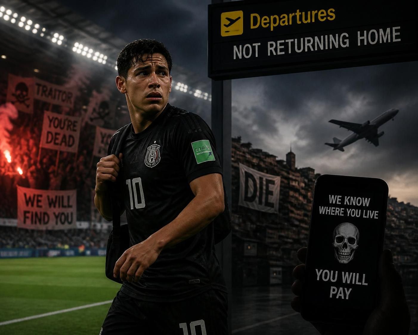 discover the chilling story of the colombian player haunted by the ghost of escobar, facing death threats that keep him from returning home and threatening his safety.