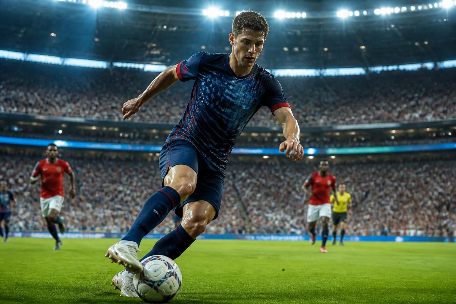 watch an american star as they recreate the legendary skills and iconic moments of football legends zidane and ronaldinho in an unforgettable display of talent.