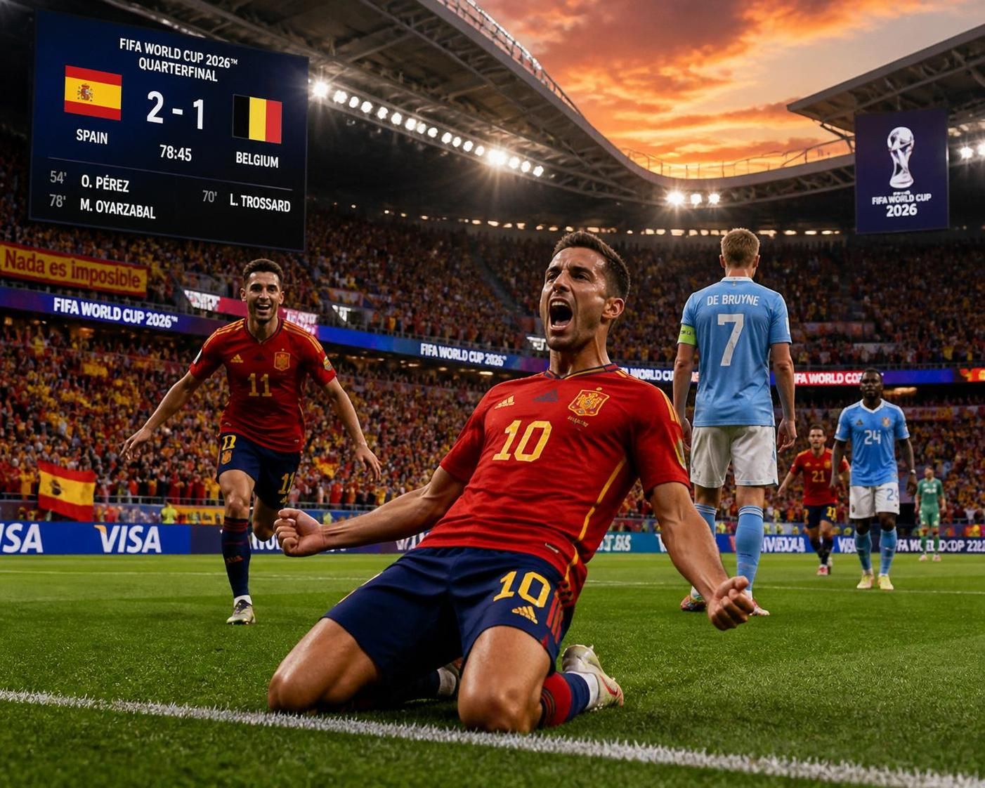 get ready for the world cup quarterfinal clash between spain and belgium. find out the kickoff time and where to watch the live broadcast to catch all the action.