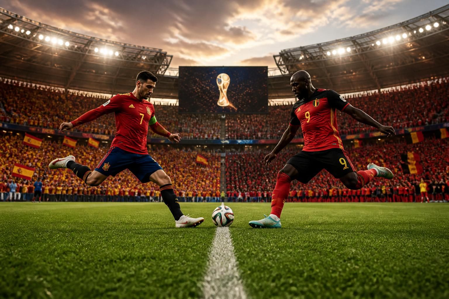 get all the details for the world cup quarterfinal clash between spain and belgium, including kickoff time and broadcast channels to catch the live action.